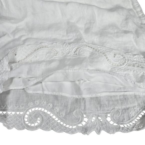 J. Crew Maxine eyelet shift dress in linen‎ White S CA707 - Picture 4 of 8